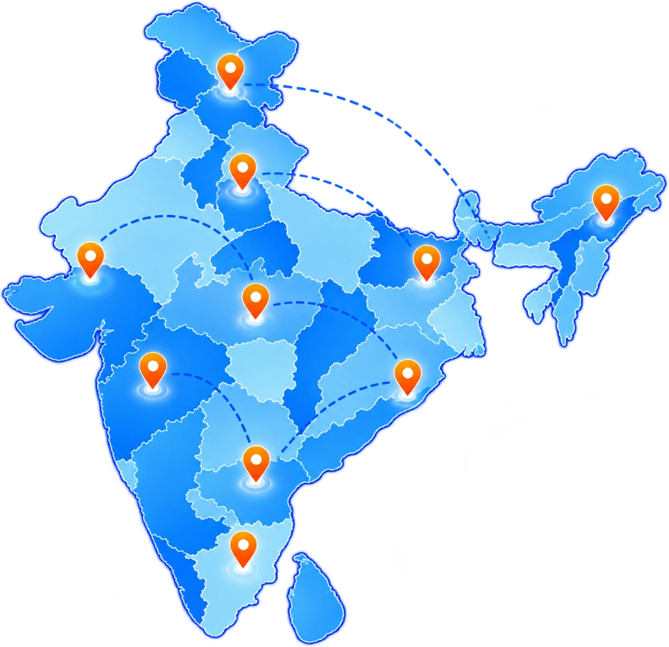 India Job Network Map